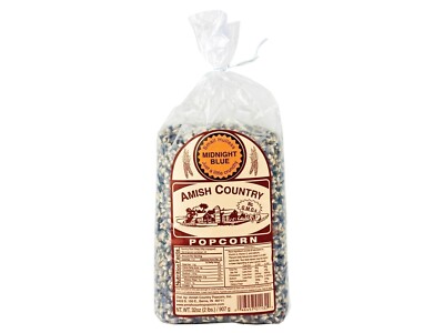 Midnight Blue Popcorn (2) 2 Pound Retail Packages Popcorn Kernels Free Shipping