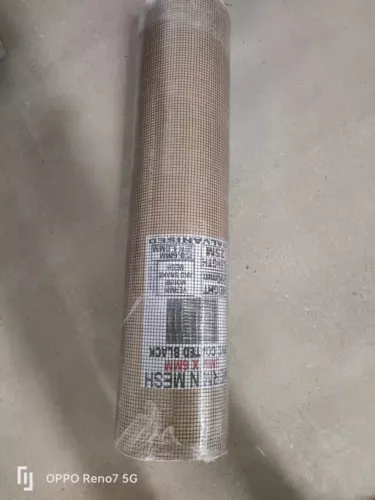 Vermin Mesh Black 6x6mm Welded Wire Mesh PVC coated Snake 25m x 990mm wide Roll - Picture 3 of 8