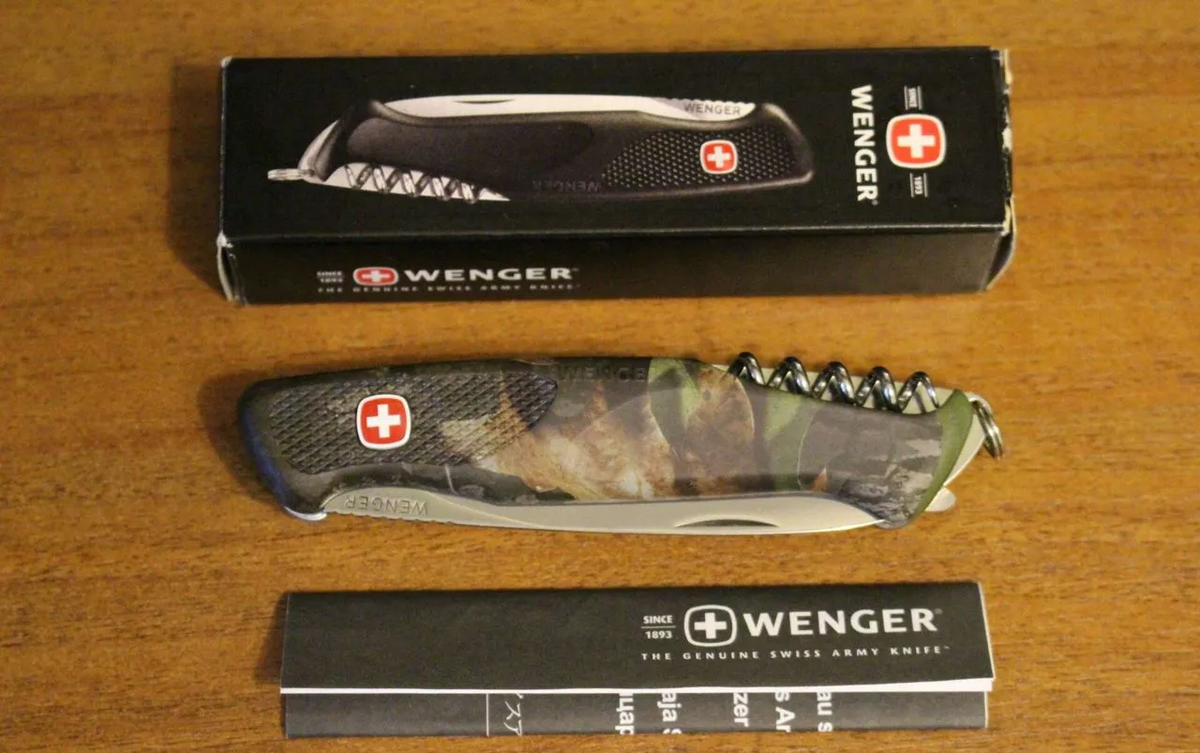 🔥 Wenger New Ranger 55 Hardwoods Swiss Army Knife VERY RARE