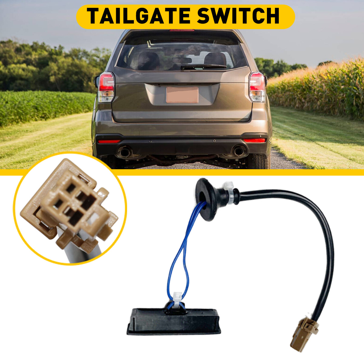 FOR 2010-17 SUBARU FORESTER LEGACY OUTBACK TAILGATE BUTTON HATCH-RELEASE SWITCH