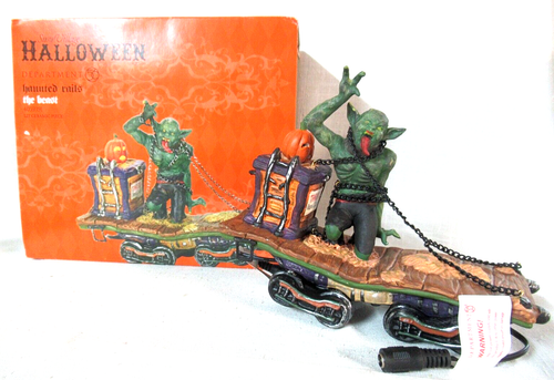 Department 56 Halloween Haunted Rails Auto ~ "The Beast"