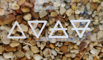 4 Elements Vinyl Decal, Bumper Sticker, Spiritual Sticker, Alchemy Sticker
