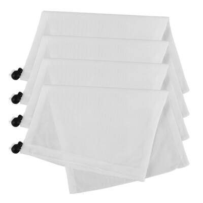 4 pièces sacs filtrants à mailles fines pour aspirateur de feuilles mode avec cordon
