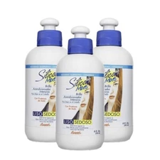 3 Pack - Silicon Mix Brillo Intensive Leave in Hair Shine & Conditioner 8oz