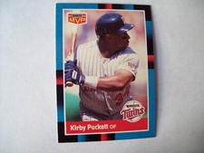 KIRBY PUCKETT MINNESOTA TWINS 1988 DONRUSS BC-15 MLB BASEBALL HOF