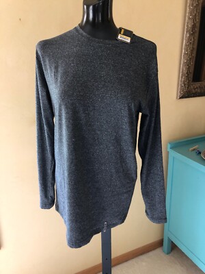 NWT RBX Active Sleepwear Top Shirt Long Sleeve Gray Womens