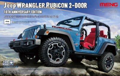 Meng Model CS-003 1/24 Jeep Wrangler Rubicon 2-Door (10th Anniversary Edition)