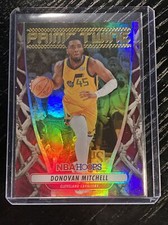 2022-23 Panini NBA Hoops Donovan Mitchell Prime Twine Holo Foil Insert #7 Cavs