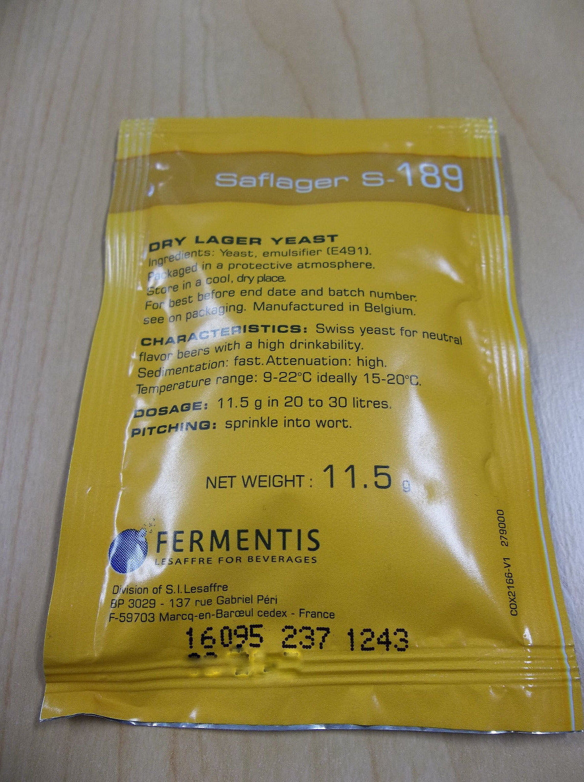 Fermentis Brewing Yeast, 5 Packs Per Sale, YOUR CHOICE or MIX and MATCH