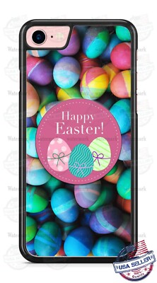Happy Easter Eggs Design Phone Case Cover For iPhone 11Pro Samsung LG Google
