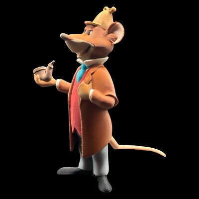 UNPAINTED Great Mouse Detective Basil 3D Printed Model Kit 6'' Tall (2-24)