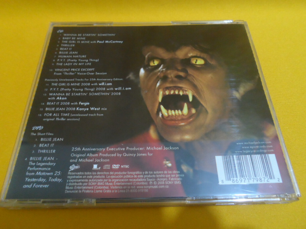 Michael Jackson - Thriller - 25th Anniversary Edition - CD + DVD