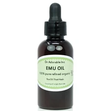 Emu Oil Pure Moisturizing For Face Skin Hair Stretch Marks Fully Refined 2 Oz