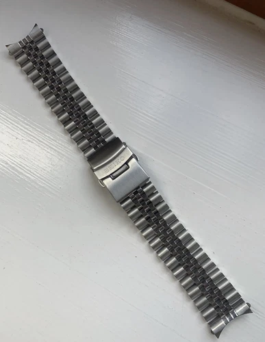 SEIKO 20mm jubilee stainless steel Strap /Bracelet With curved lug ends BARGAIN! - Picture 13 of 16