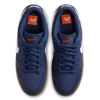 Nike SB Dunk Low Pro ISO Orange Label Navy Gum Light Brown