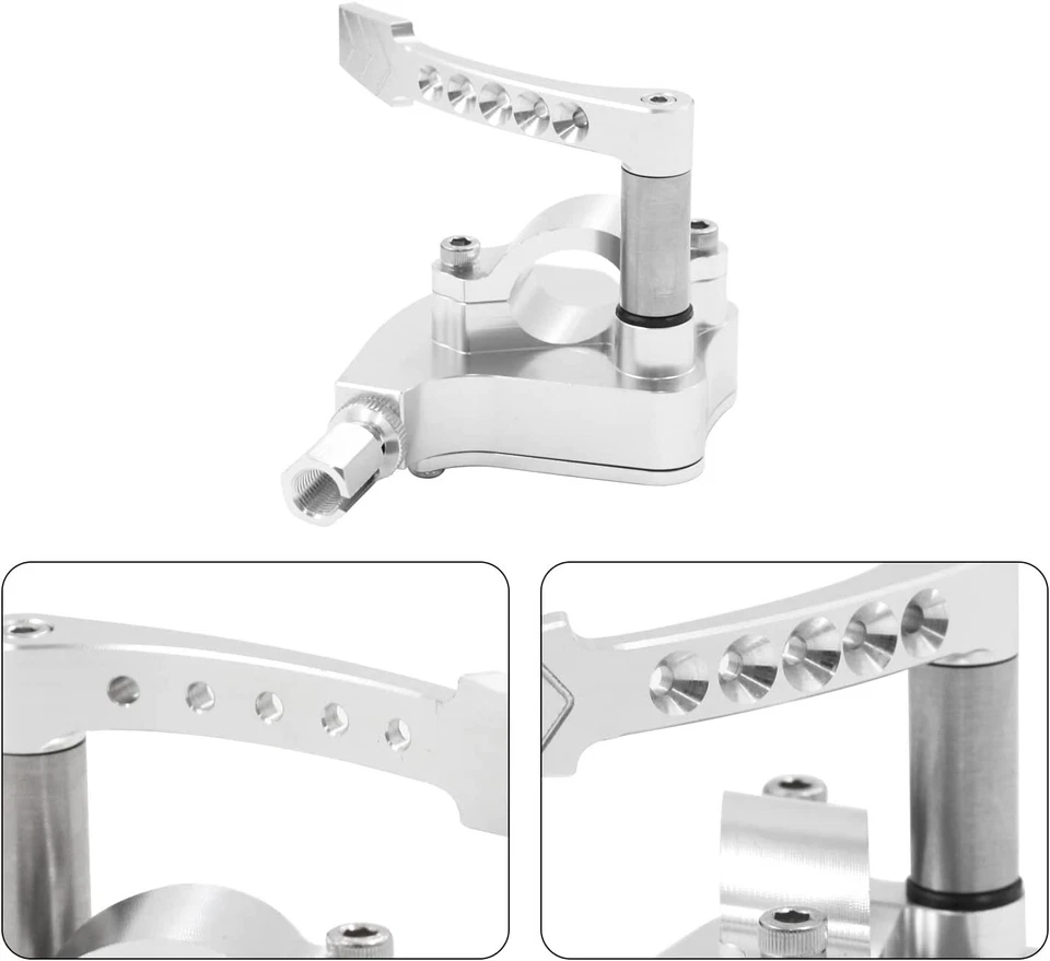 Conjunto de acelerador de pulgar Billet para Yamaha Raptor 350 660 700 Banshee 350 YFZ450 Foto 4 de 4