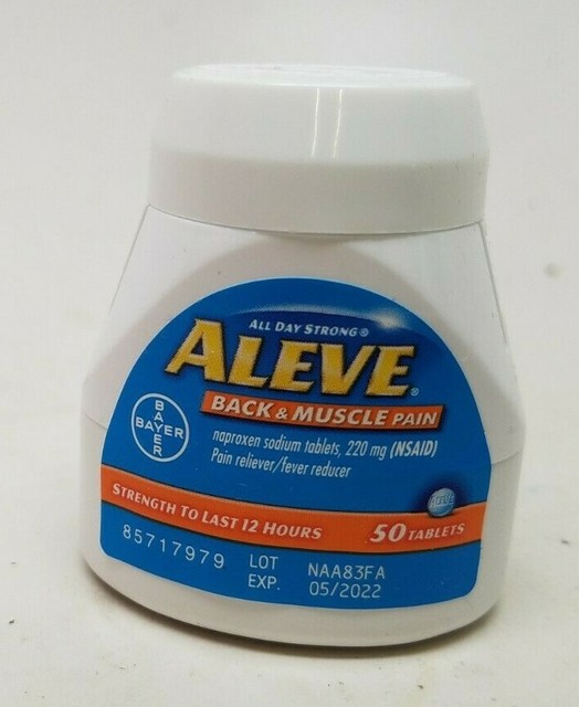 ALEVE Back & Muscle Pain 12 Hour Tablets 50ct for sale online eBay