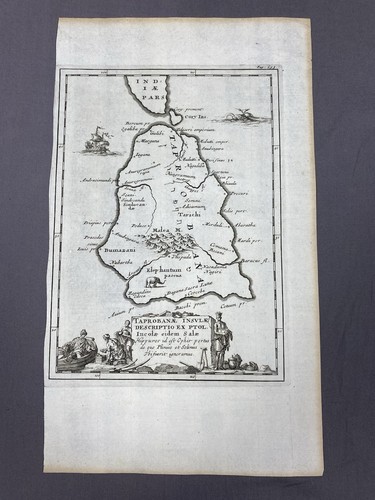 Tabula Asiae XII (The 12th And Last Asian Map) 1692 Antique Map Sri Lanka - Afbeelding 1 van 12