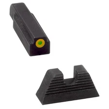 Meprolight Evergreen Sig P Series Pistol Sight Set, Yellow/Green (83301061)