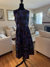Carolina Herrera New York Floral Chiffon Fit ...