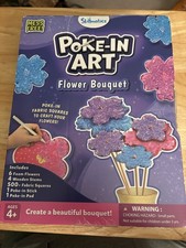 skillmatics Poke-In Art flower bouquet, New w/ wear on package,craft kit