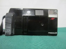 Minolta Freedom III 35mm Point  Shoot Film Camera 35mm 1:2.8 Fixed Lens - WORKS