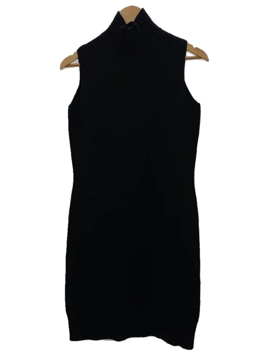 HERMÈS HERMES Altro Abito Smanicato S Cashmere Nero