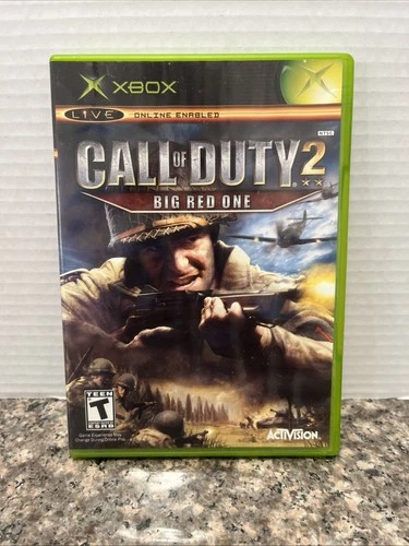 Call of Duty 2 Big Red One - Microsoft Xbox X-Box - Complete