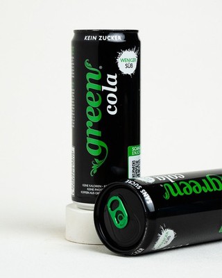 24 Dosen | 0,33l Dose | Green Cola | inkl.Pfand | Stevia | ohne Zucker