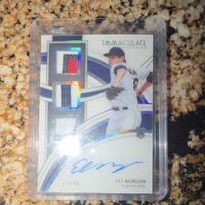 Panini 2022 Immaculate Eli Morgan Rookie Triple Mem Signatures Auto Patch /25