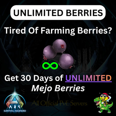ARK-Ascended-PvE-UNLIMITED-Mejoberries-30-Days-on-Your-Server-PC-XBOX-PS5-BusyBe
