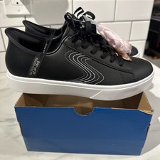 Skechers Women's Hands Free Eden LX Royal Stride Slip-ins Black Sneakers Size 8