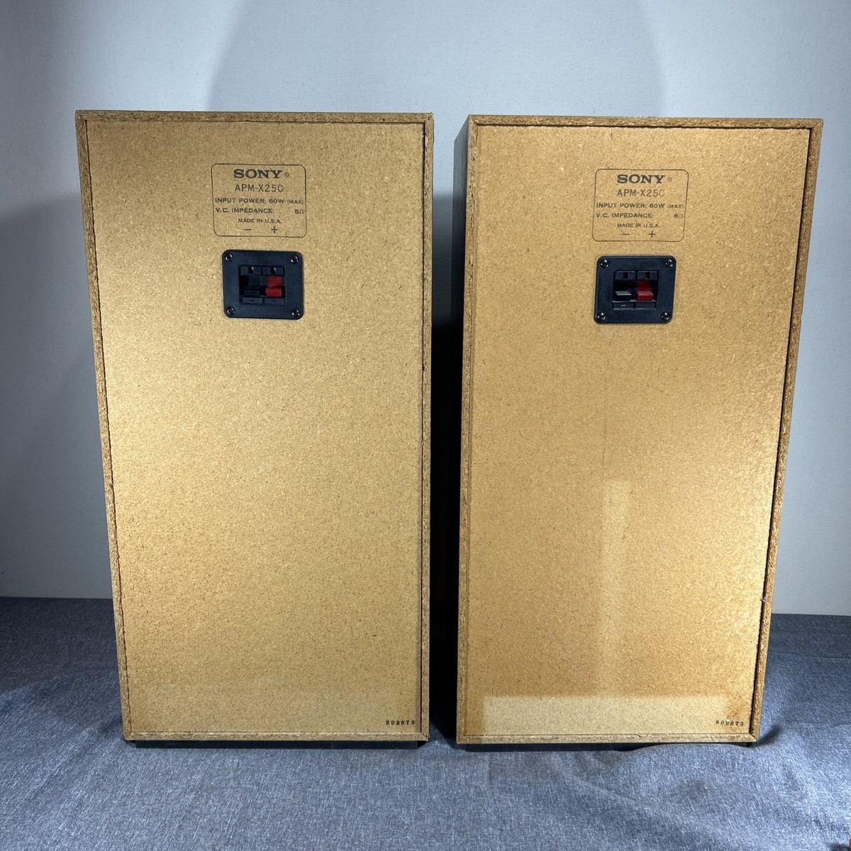 Vintage Sony Model #APM-X250 Speakers Rare Set Made In Japan | eBay