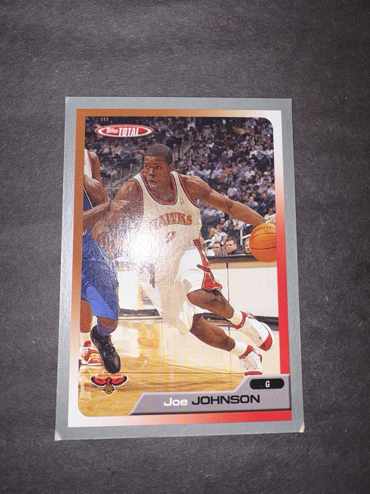 2005-06 TOPPS TOTAL SILVER PARALLEL BASKETBALL CARD JOE JOHNSON #234 HAWKS NBA
