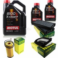 Inspektionspaket 7L Motul X-Clean+ 5W-30 FüR BMW E70 Xdrive30D Xdrive40D E71 E72