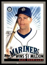 Alex Rodriguez 2000 Topps #479 Seattle Mariners FREE SHIPPING AutographDen