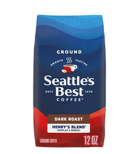 Seattle s Best Coffee, Post Alley, Dark Roast, Ground Coffee, 100 Arabica,12 oz