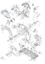 Makita Ersatzteile für Akku-Handkreissäge DHS900