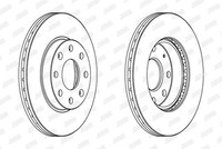 2X Jurid Bremsscheibe 563019JC FüR Chevrolet Daewoo Dodge Opel Saab