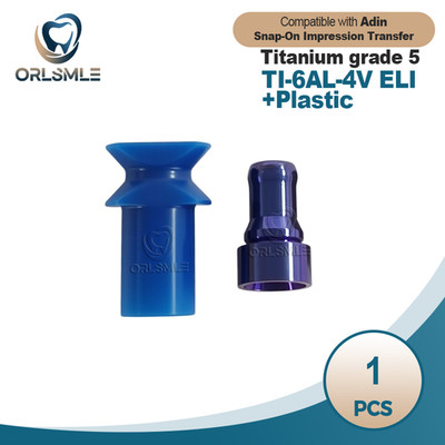 Snap-On Impression Transfer Closed Tray for MU Abutment Fits to Adin Non-Hex