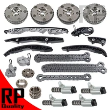 Timing Chain Kit Solenoid Cam Phaser Fits Ford Lincoln Edge F150 Continental 2.7