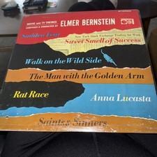 Elmer Bernstein :Movie And TV Themes LP  Instrumental Jazz  Factory Sealed 1962