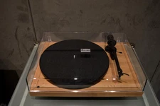 Pro-Ject Audio Systems Debut RecordMaster Turntable -  Walnut - Line and USB Out