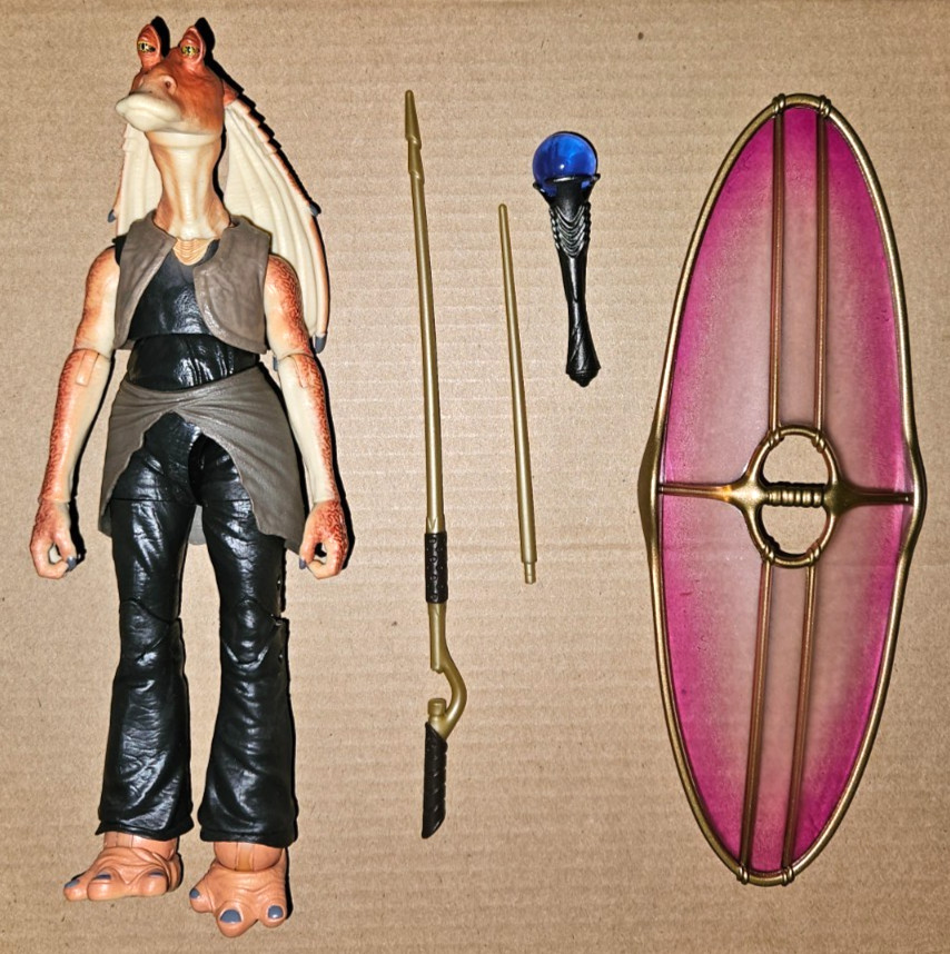 Star Wars Black Series Jar Jar Binks The Phantom Menace 01 F0490 Complete