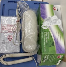 Radio Shack 43-3222 White Big Button Desk Wall Trim Phone-Gently Used