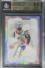BGS 9.5 2025-26 Topps Chrome Glass Canvas Stephen Curry #GC-6 GS Warriors SSP