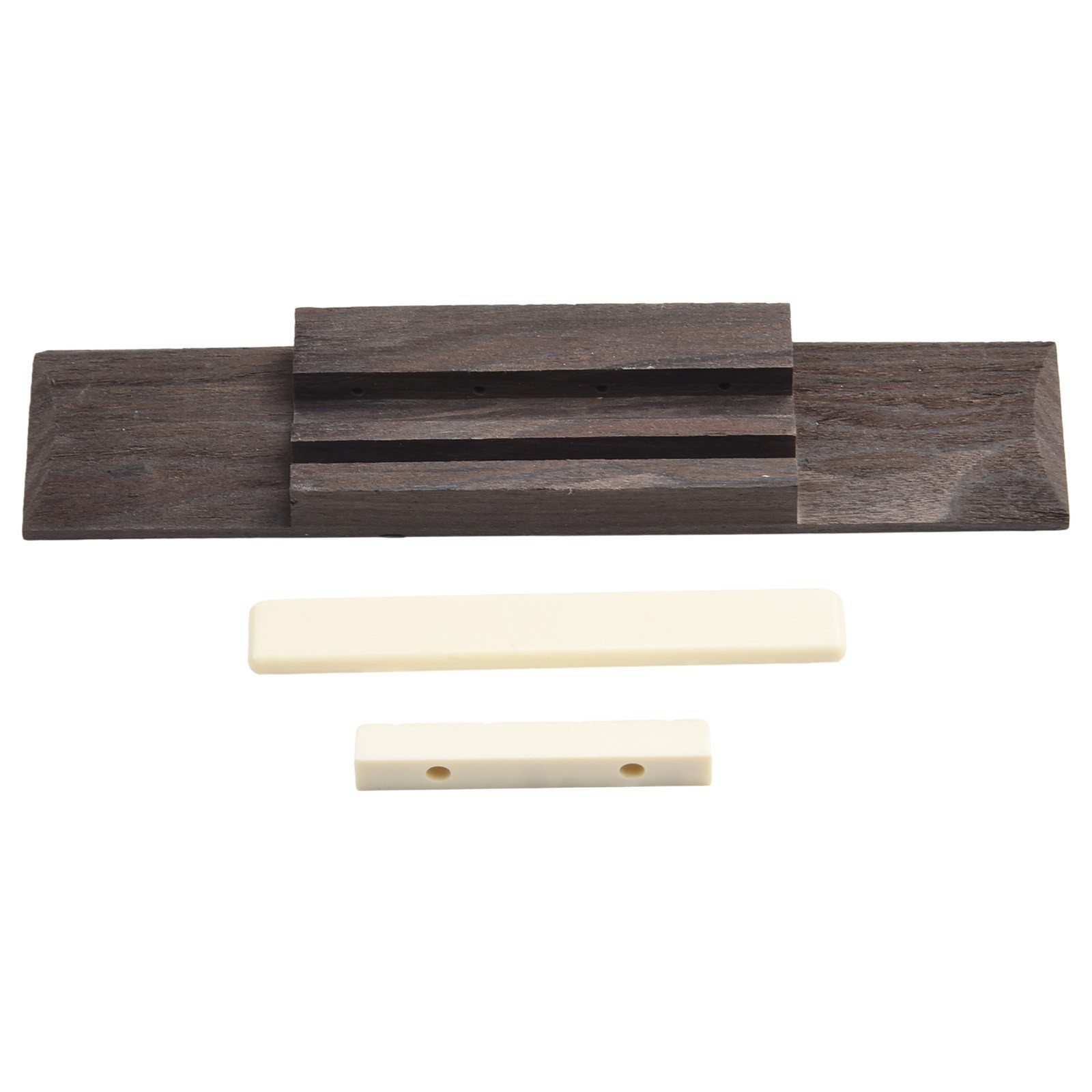 3pcs Bridge & Nut &Saddle Slotted For Guitar Ukulele Parts Kit Hot Sale