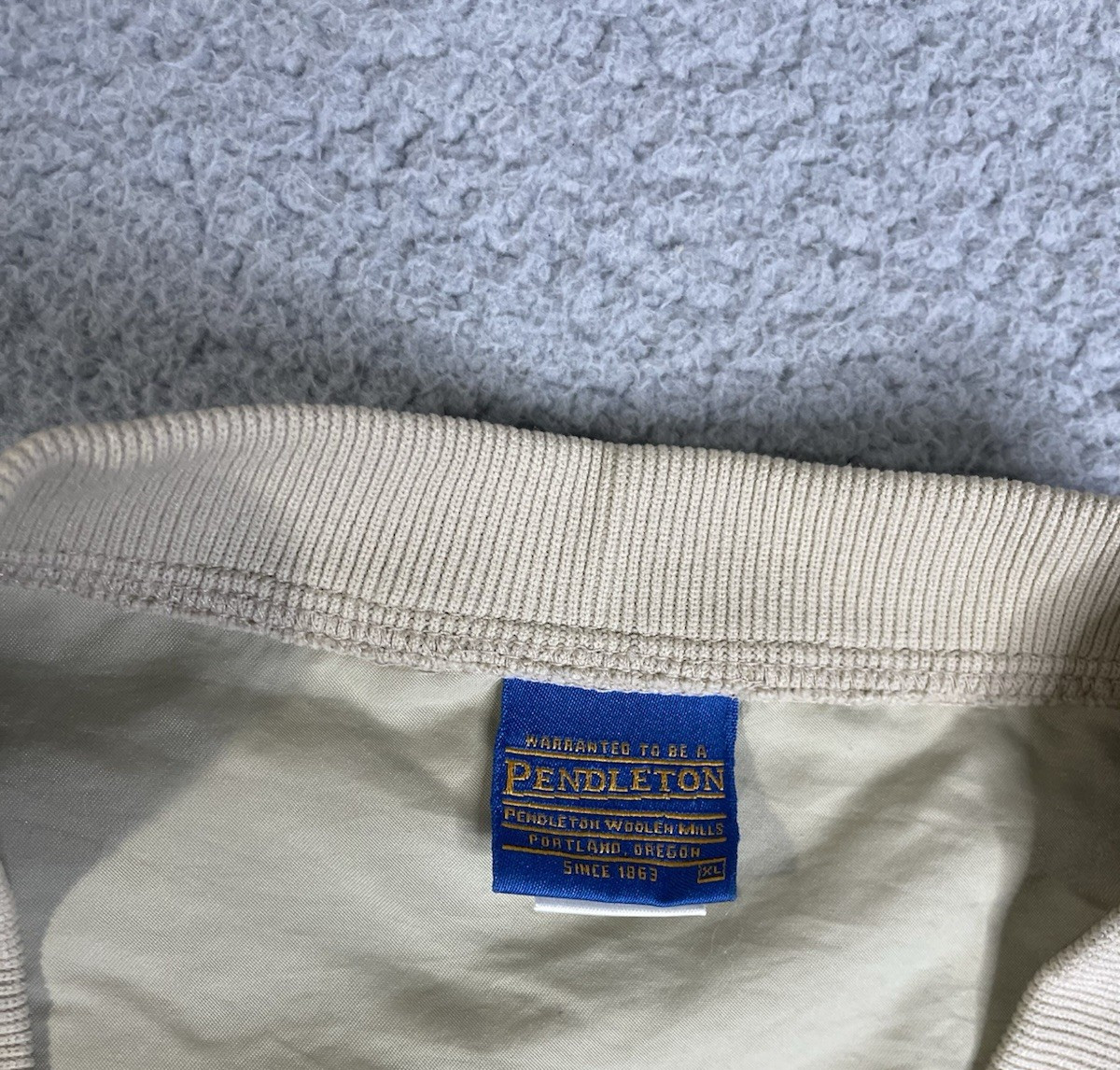 Vintage Pendleton Nylon Polyester Pullover Jacket… - image 14