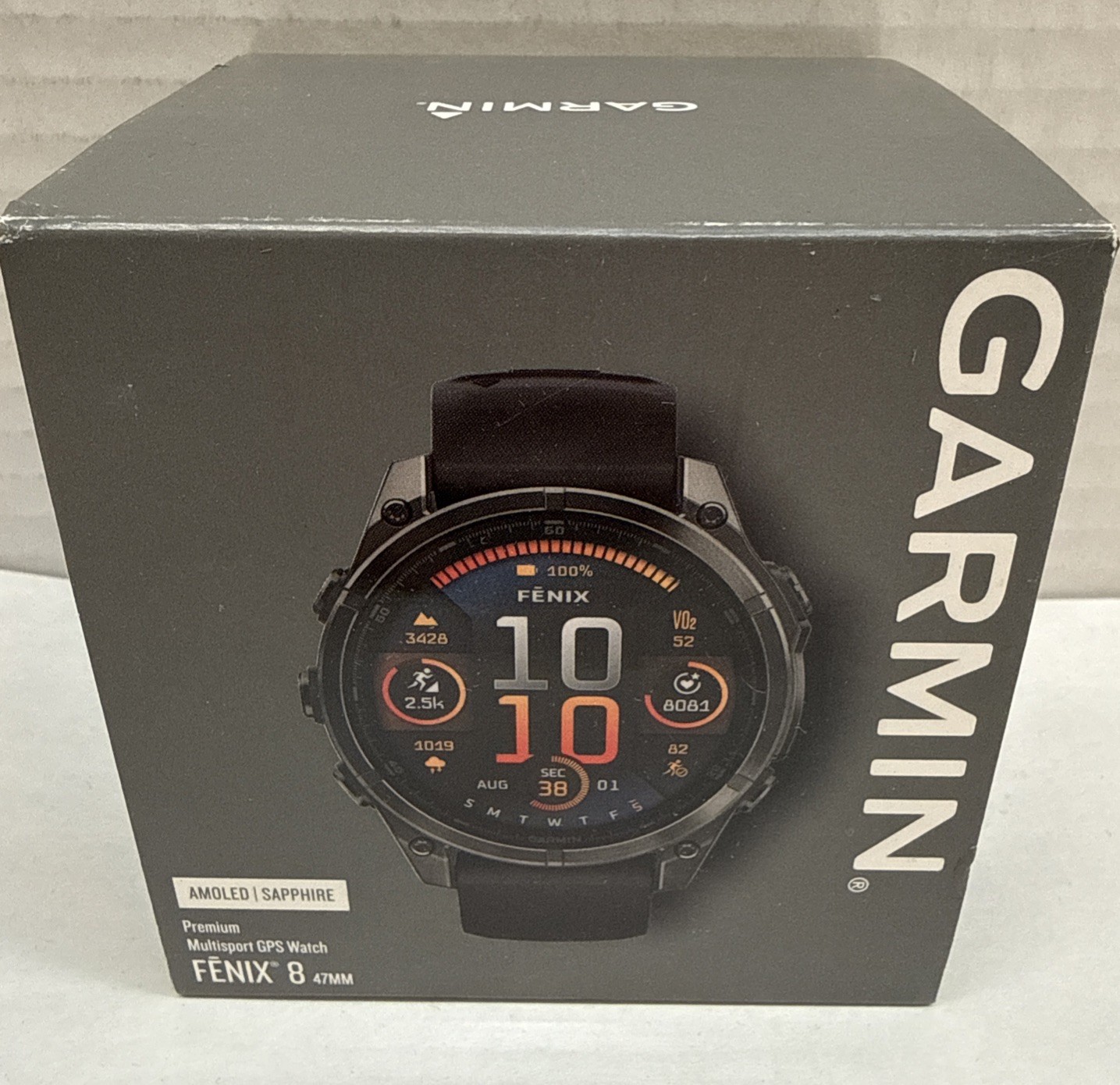 Garmin Fenix 8 - AMOLED Sapphire Ed. - 47mm - Adventure GPS Watch - NEW & SEALED