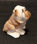 Stone Critters English Bulldog Standing Adult & Sitting Pup 1984 United Design — photo 9